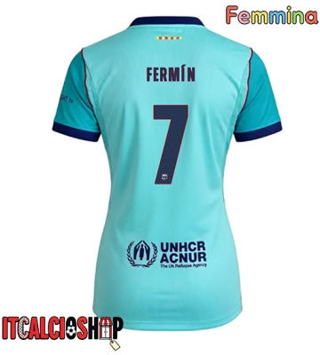 Barcelona Fermin Lopez #7 Terza Maglia Femmina 2026-27 Manica Corta